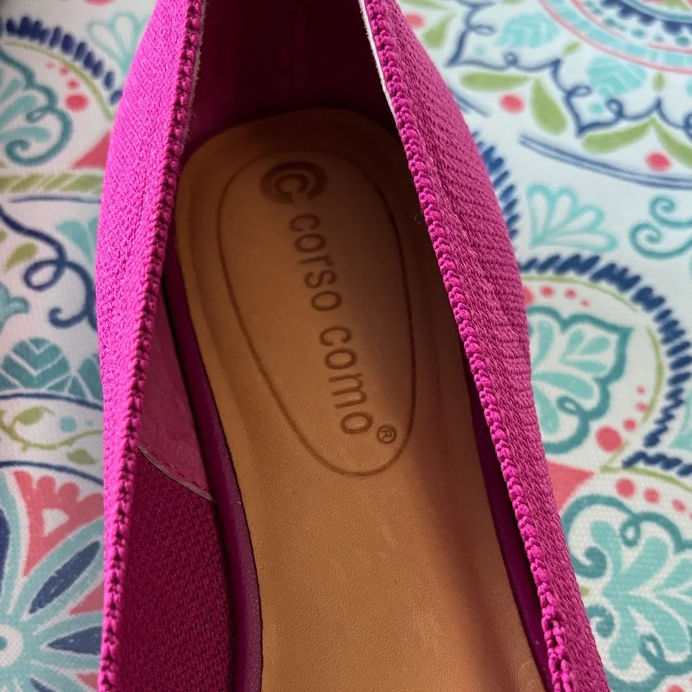 Corso Como Women's Fuchsia Flats - Picture 3 of 8